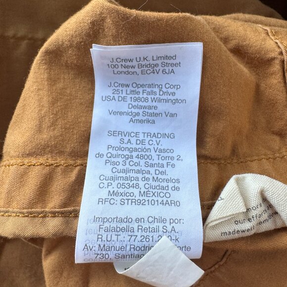 Madewell Belted Trench Coat | Color: Brown / Khaki | Size: Large - Picture 6 of 6